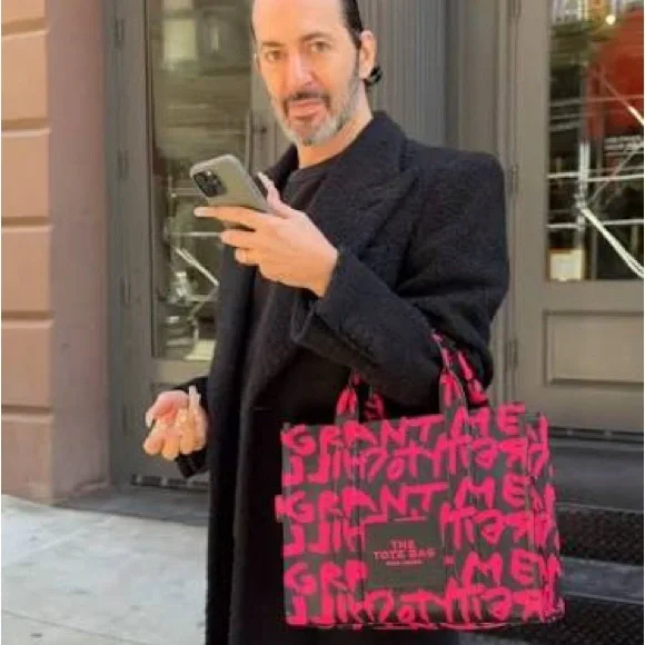 Marc Jacobs Stephen Sprouse leather tote bag NWT - Picture 10 of 11